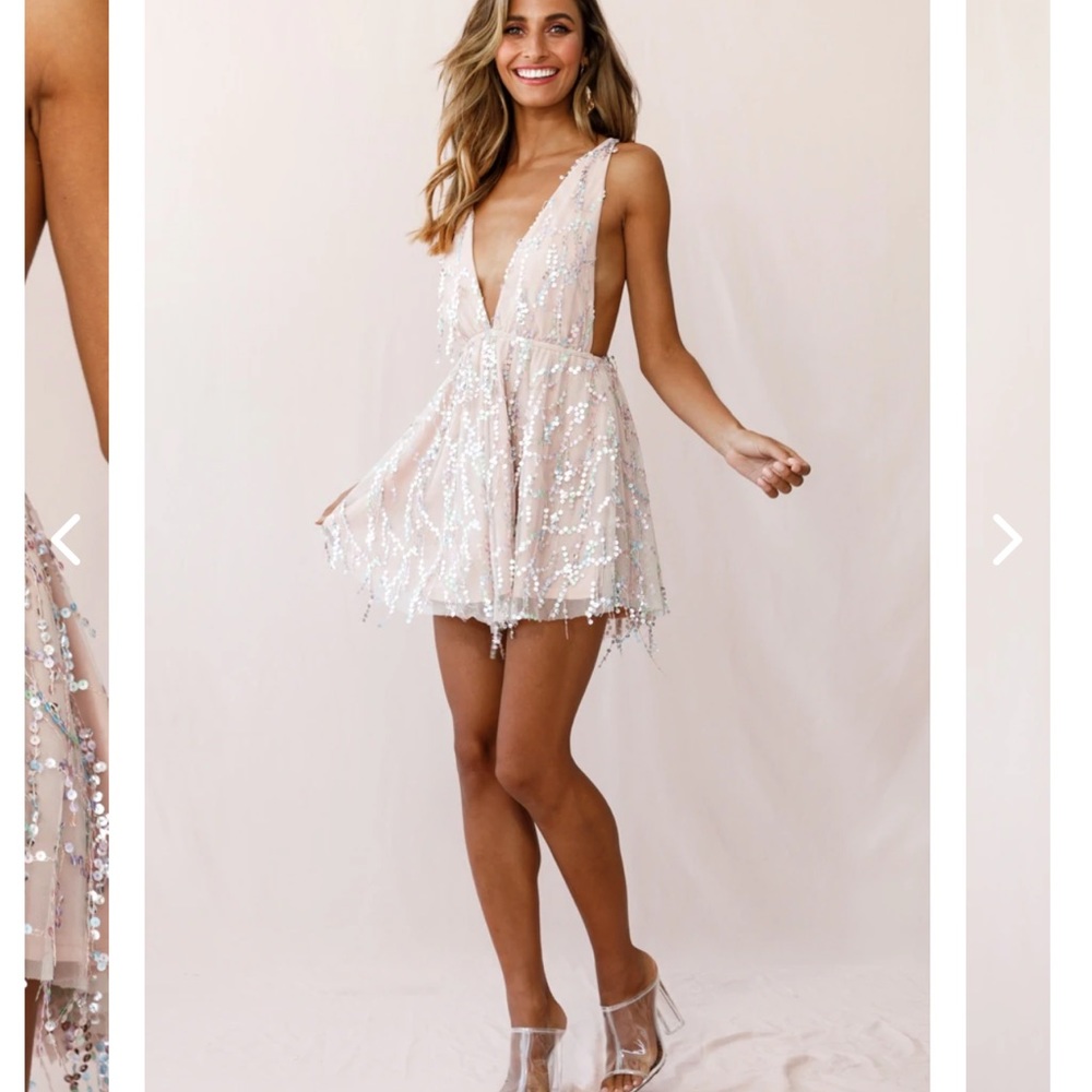 Selfie Leslie Ariana Sequin Party Dress